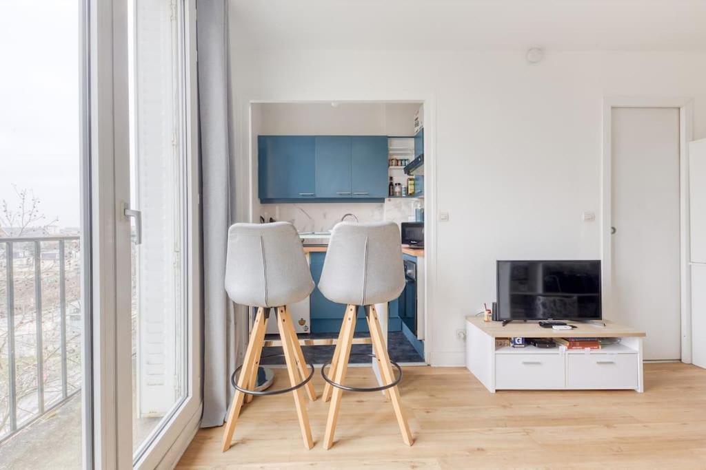 Studio Lumineux -15 Min De Paris La Garenne-Colombes Kültér fotó